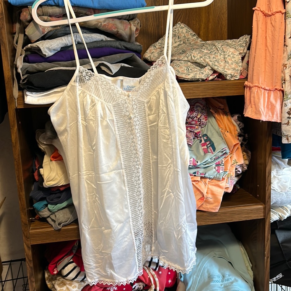 Sheer sleep shirt.